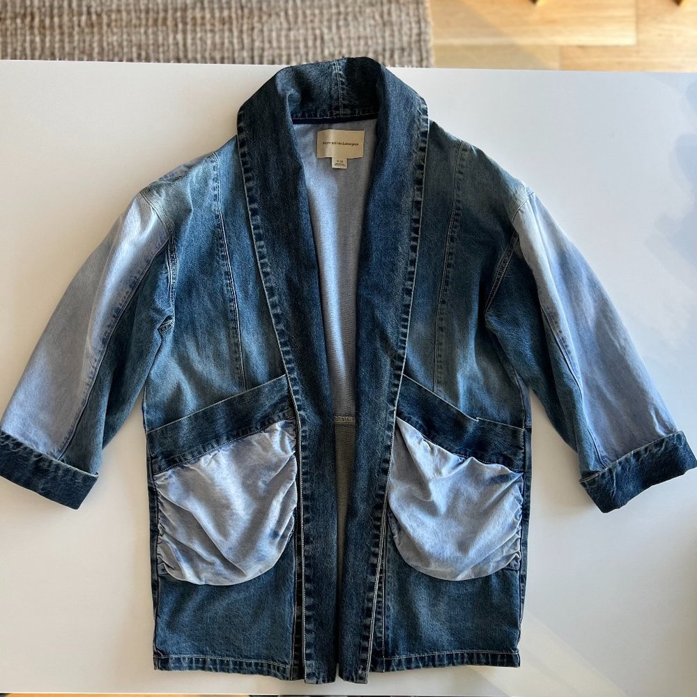 Pilcro Anthropologie Jadira Denim Kimono Jacket